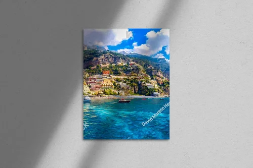 Urokliwa posiadłość na Amalfi w pastelowych tonach