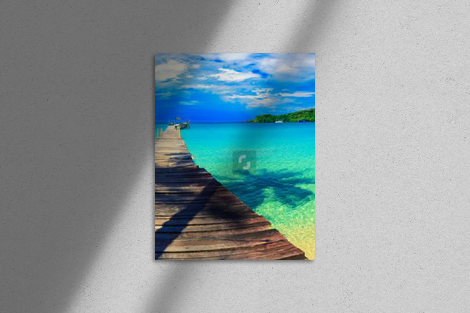 Rajski pejzaż tropikalnej plaży