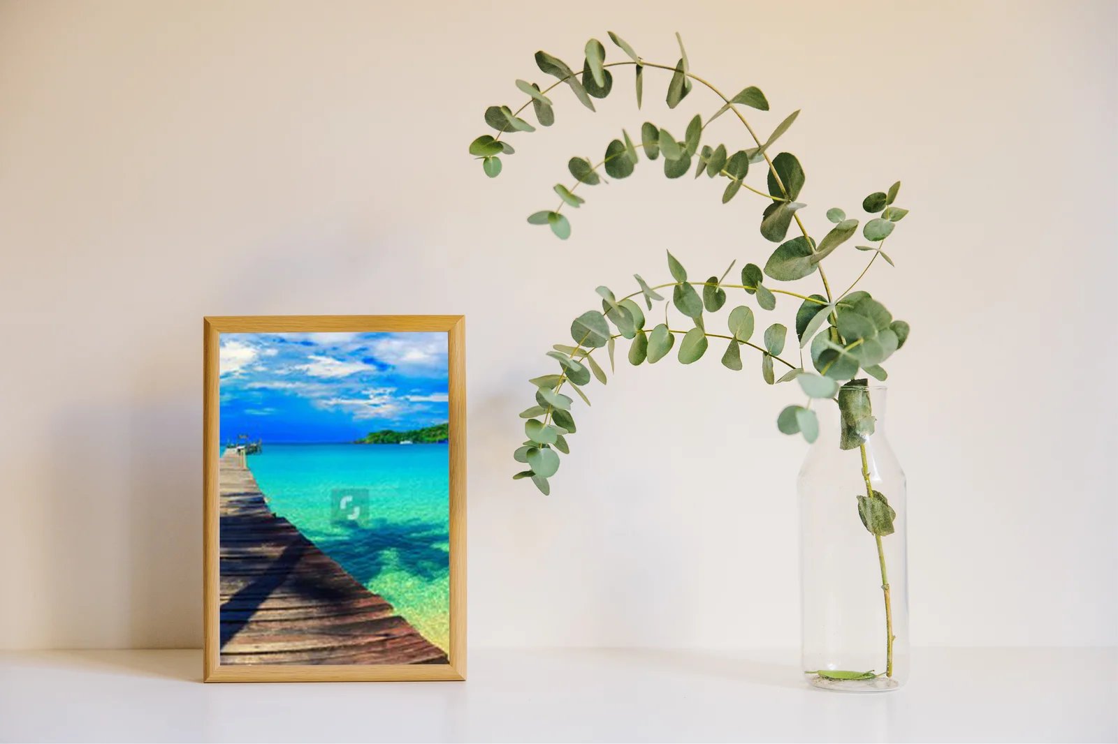 Rajski pejzaż tropikalnej plaży