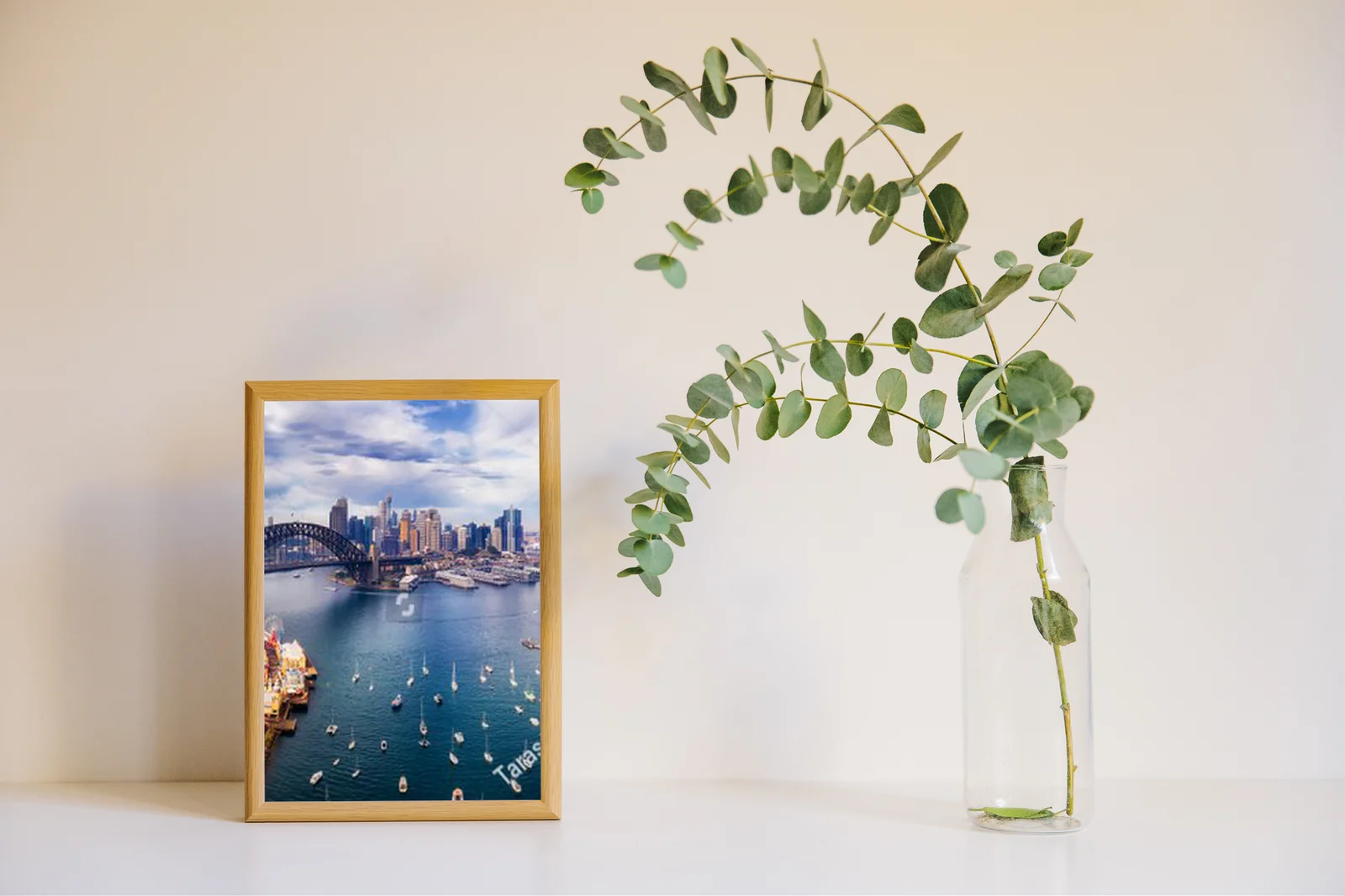 Panoramiczny widok Sydney w delikatnych barwach
