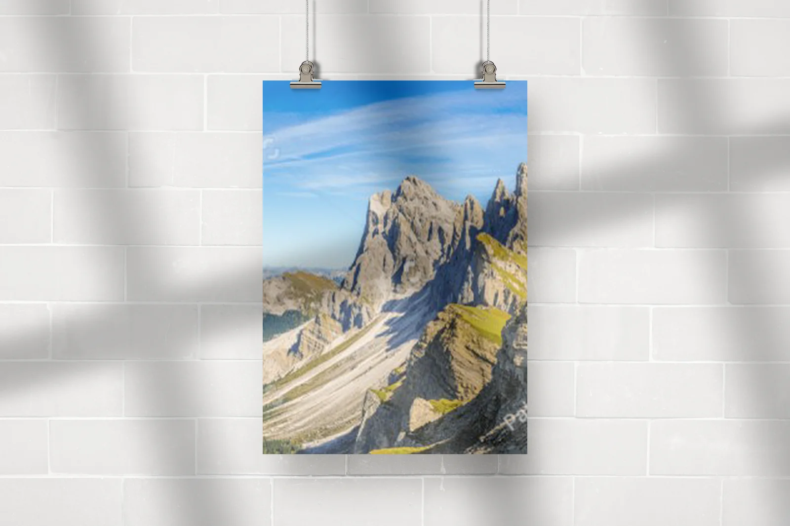 Majestatyczny szczyt Seceda w Dolomitach