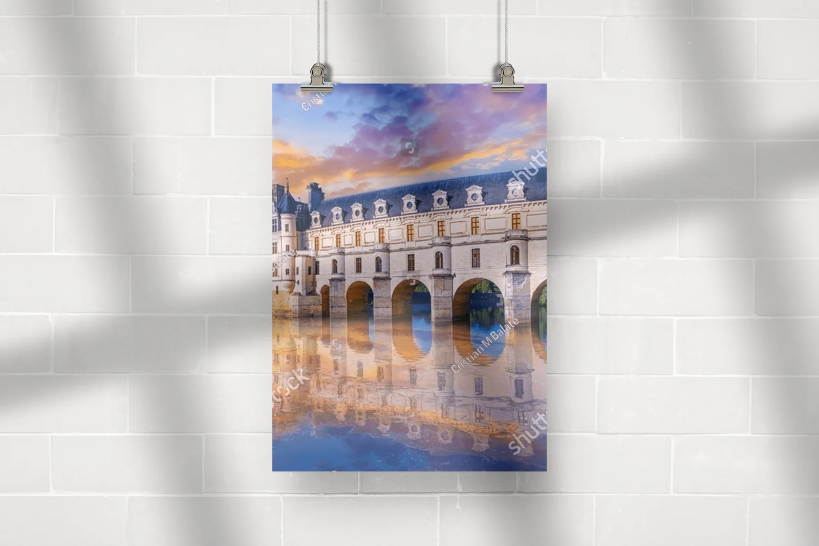 Złote refleksy na rzece Cher: zamek Chenonceau