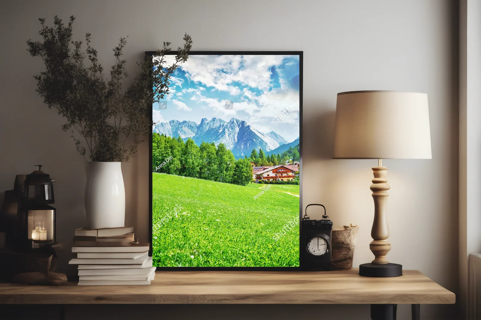 Urokliwy widok na alpejską wioskę Seefeld