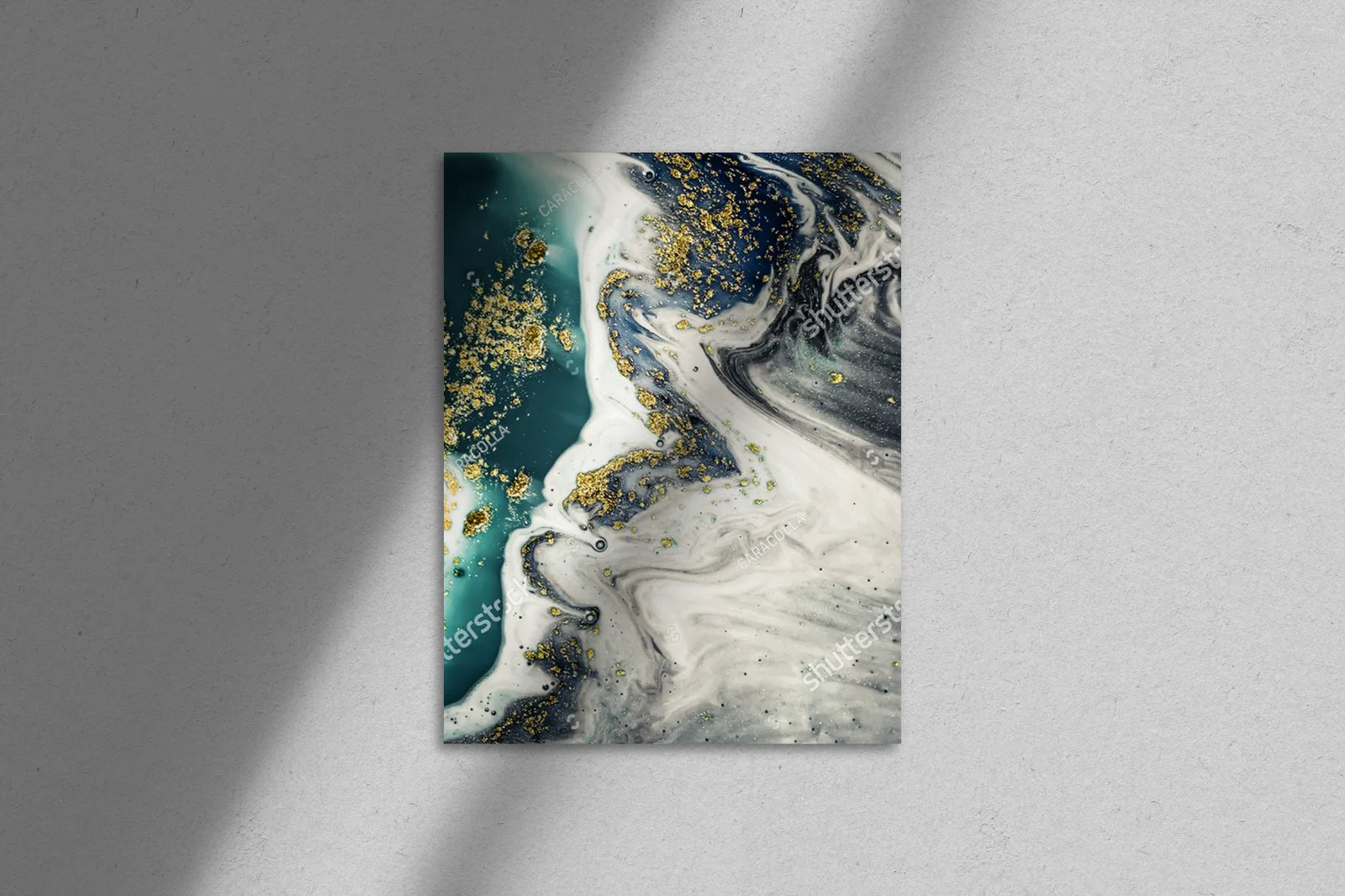 Fantazje oceanu w metalicznych odcieniach