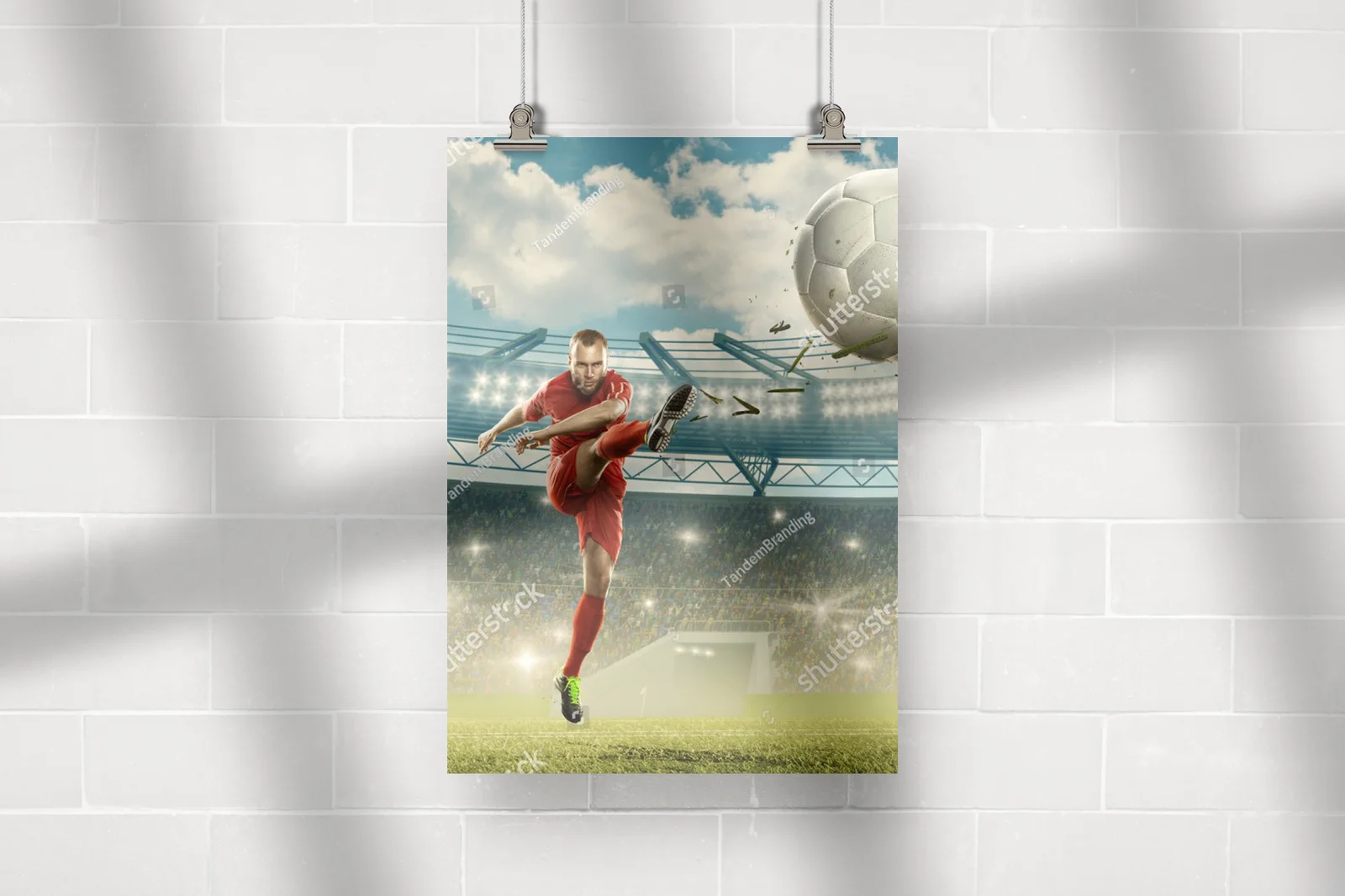 Rytm sportowej pasji na oświetlonym stadionie