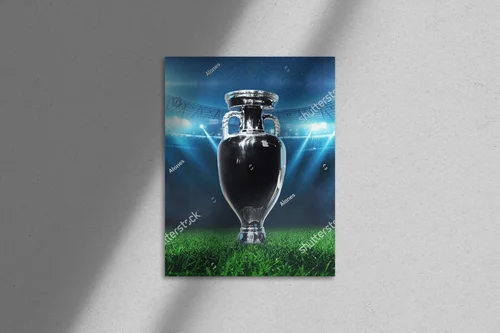 Nocna arena futbolu w pulsujących barwach