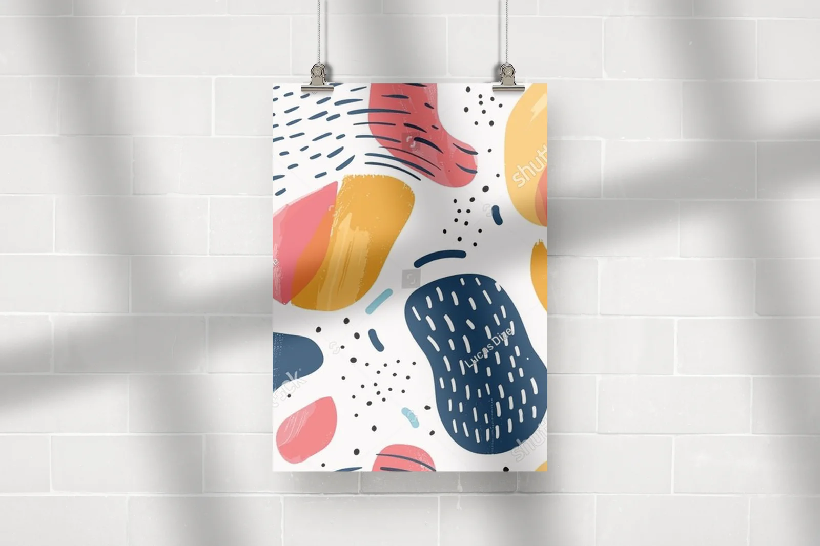 Nowoczesne geometryczne inspiracje w pastelowych tonach
