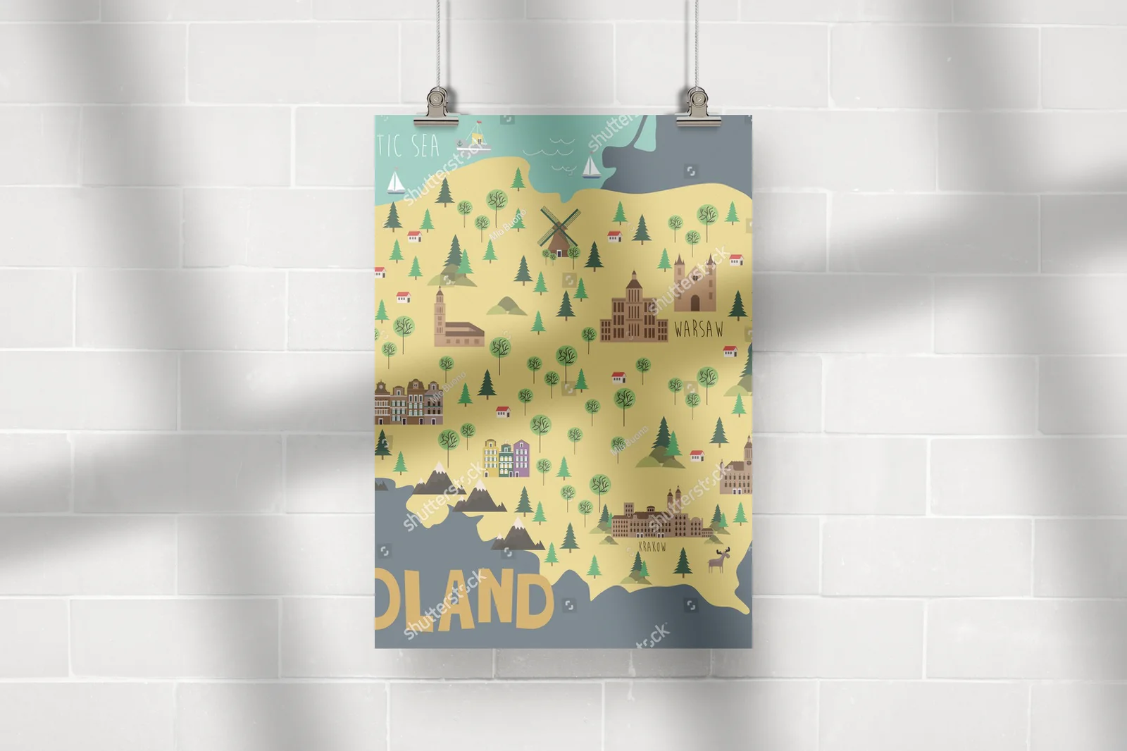 Magiczna mapa Polski z niezwykłymi miejscami
