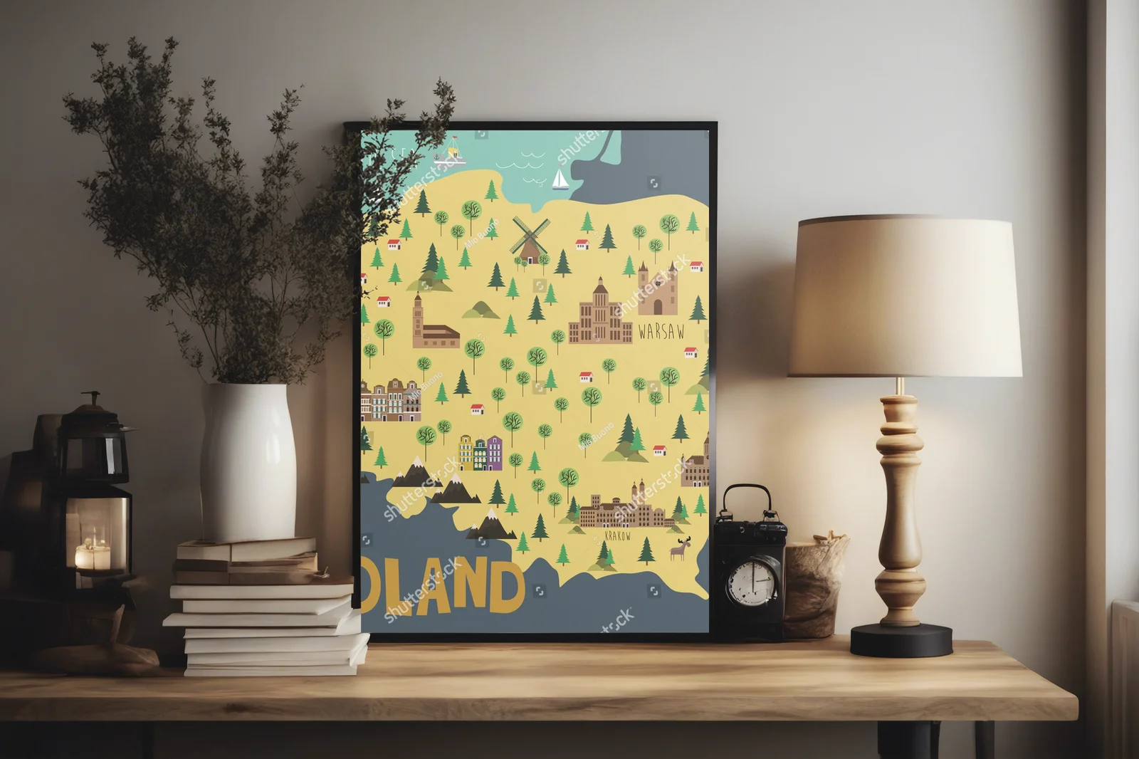 Magiczna mapa Polski z niezwykłymi miejscami