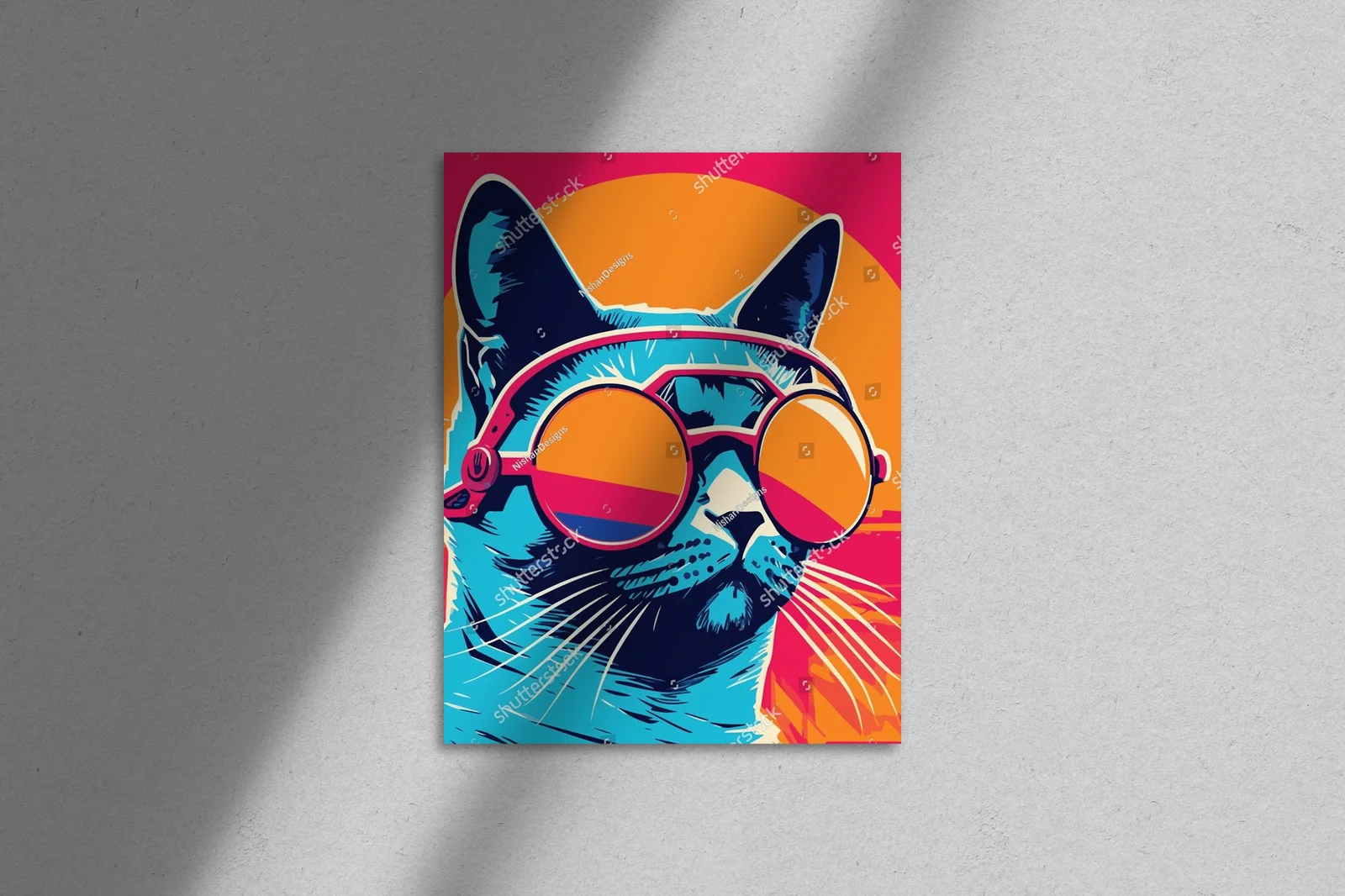 Feline magii w wyrazistych barwach radości