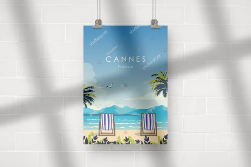 Urokliwe Cannes: Słoneczny pejzaż Riwierze