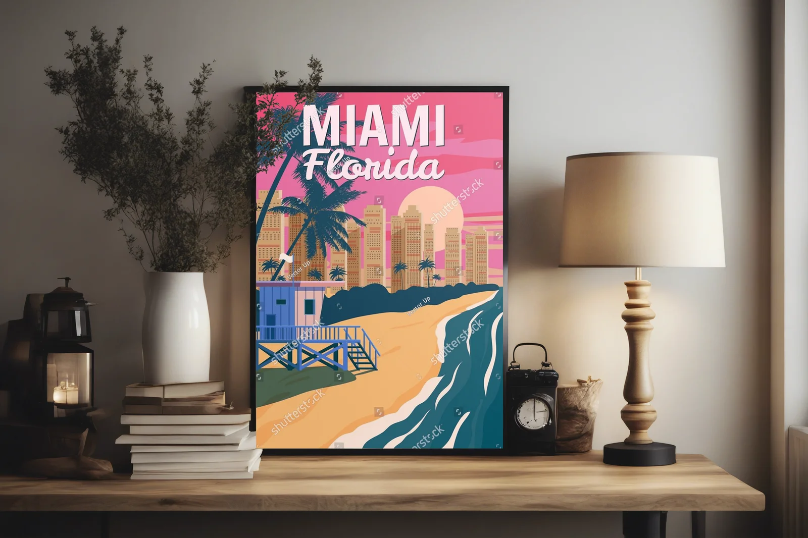 Retro raj w pastelowych odcieniach Miami