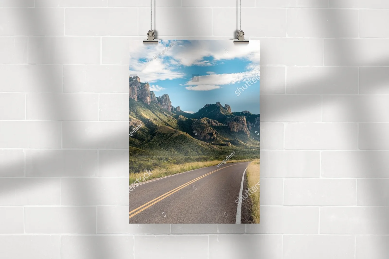 Panoramiczny widok na Chisos w Big Bend