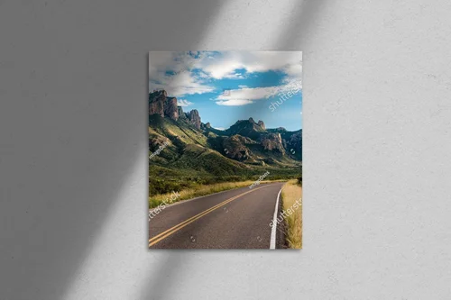 Panoramiczny widok na Chisos w Big Bend