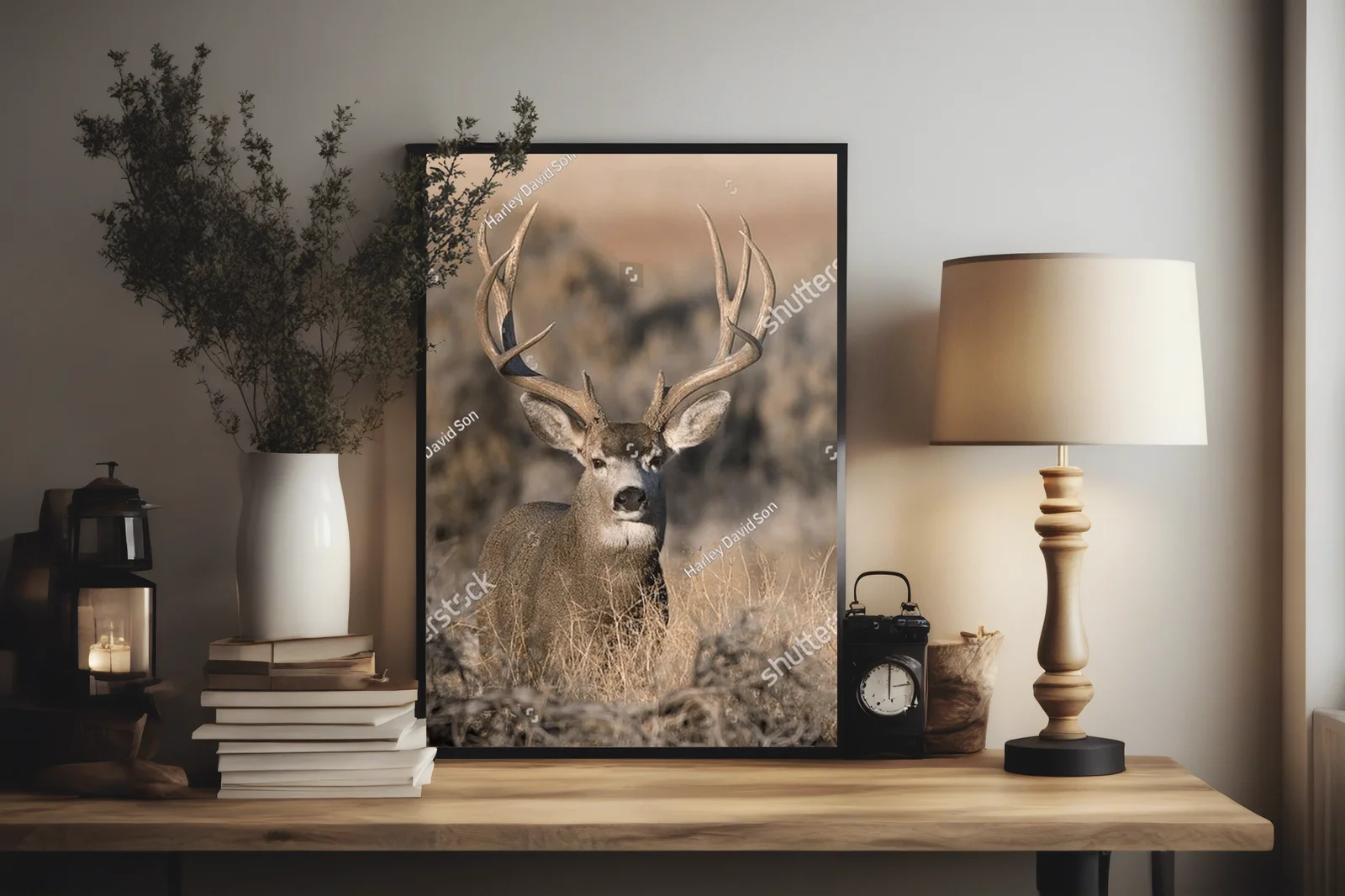 Majestic Deer in Nature's Embrace