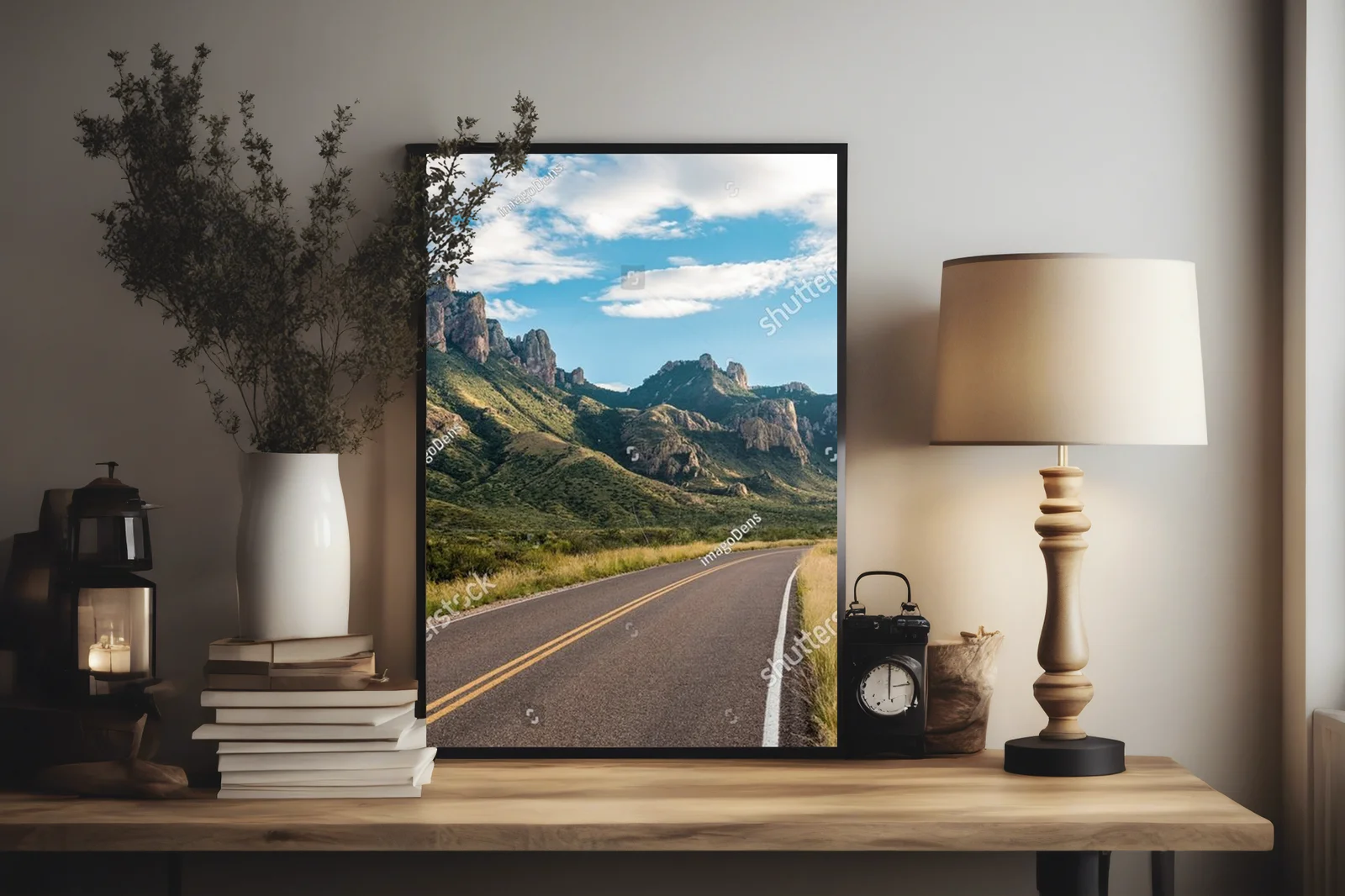 Panoramiczny widok na Chisos w Big Bend