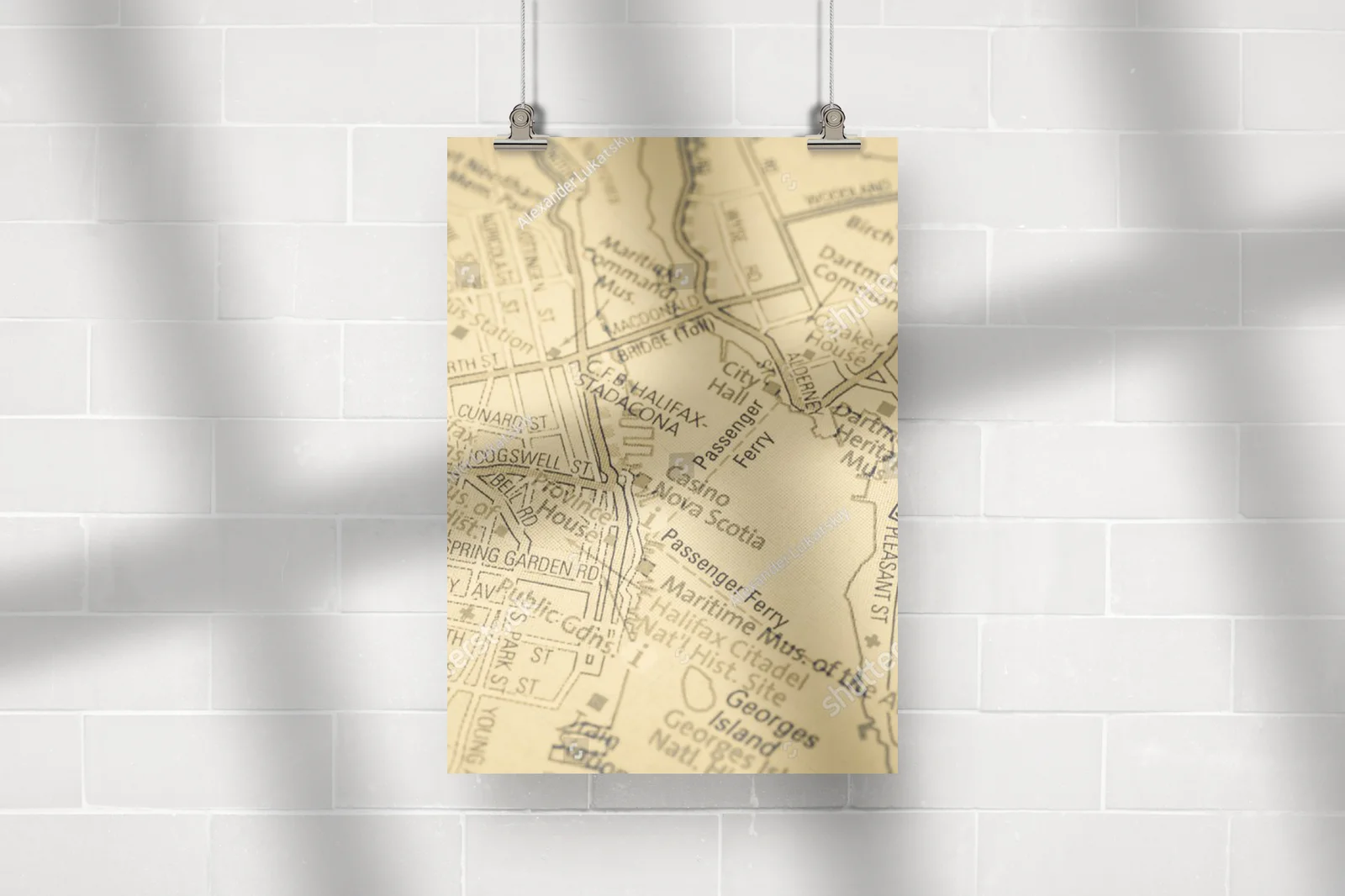 Halifax - Mapa odkryć w słonecznych odcieniach