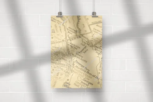 Halifax - Mapa odkryć w słonecznych odcieniach