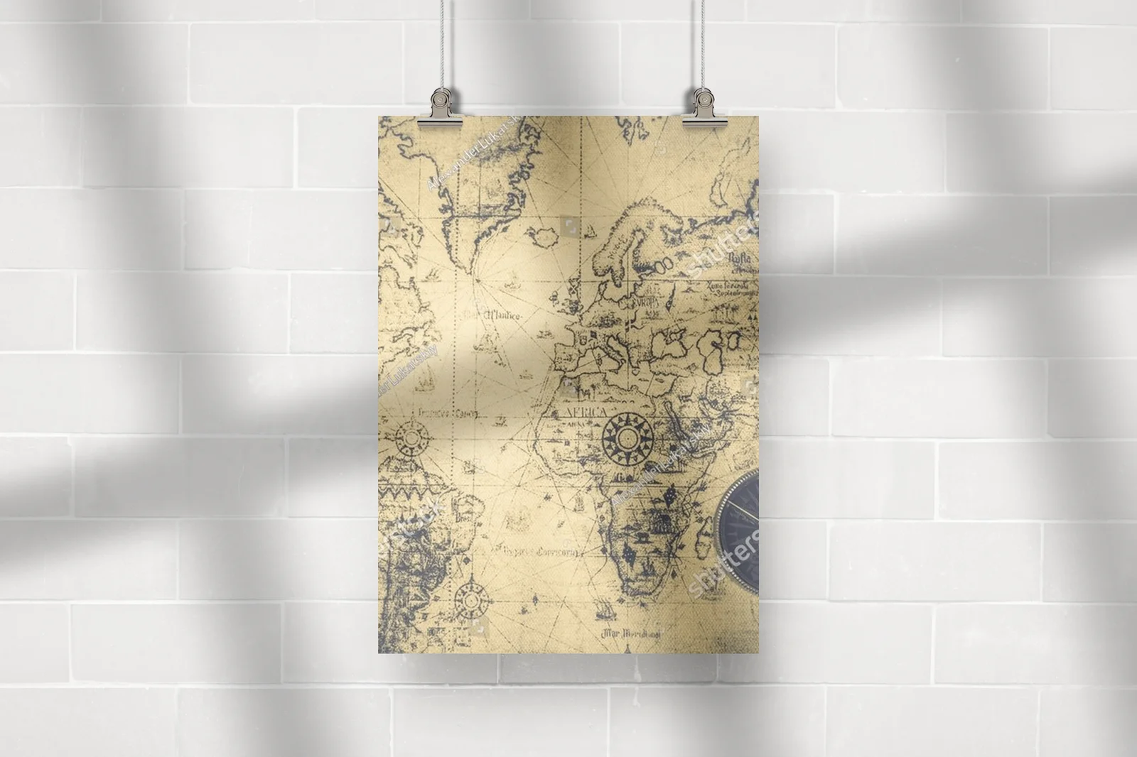 Retro mapa - podróż w nieodkryte zakątki