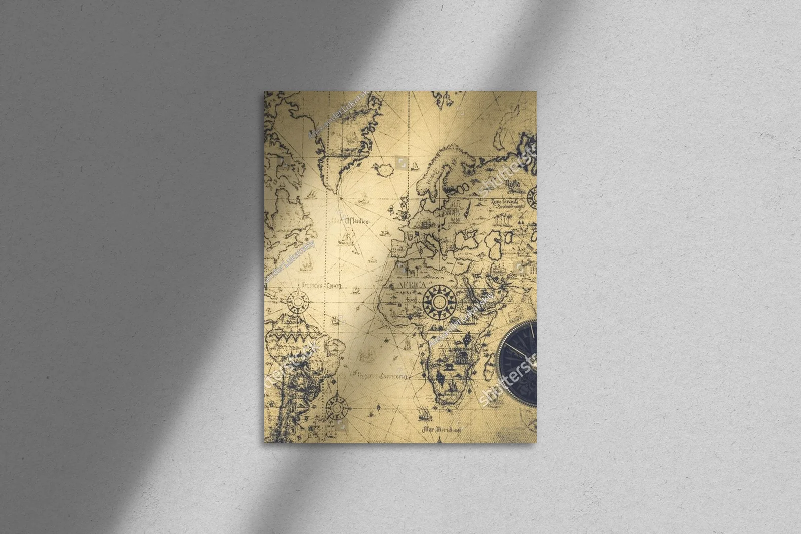 Retro mapa - podróż w nieodkryte zakątki