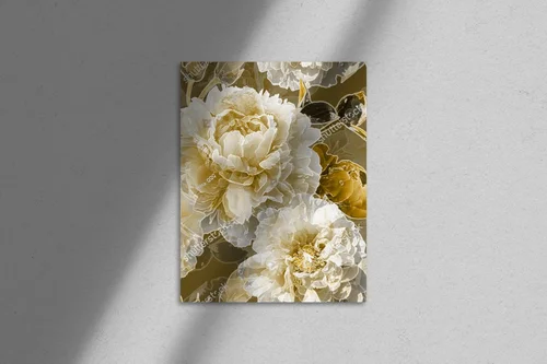 Romantyczny floral w złotych akcentach