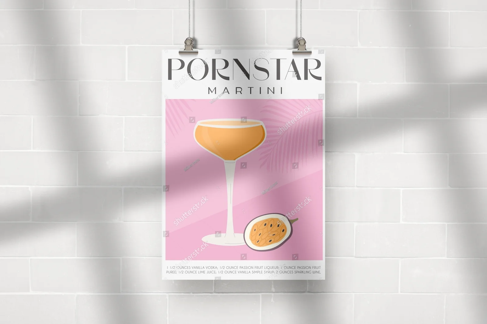 Koktajl Pornstar Martini - letnia zmysłowa kompozycja