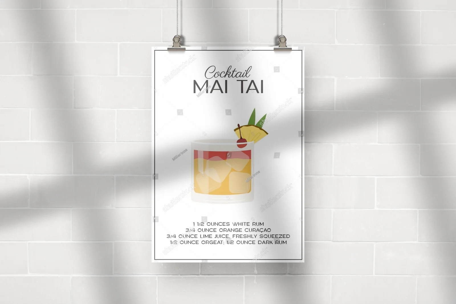 Tropikalna rozkosz Mai Tai w minimalistycznym wydaniu