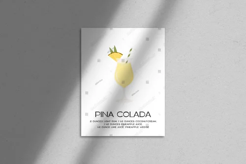 Tropikalna Pina Colada w letnim klimacie