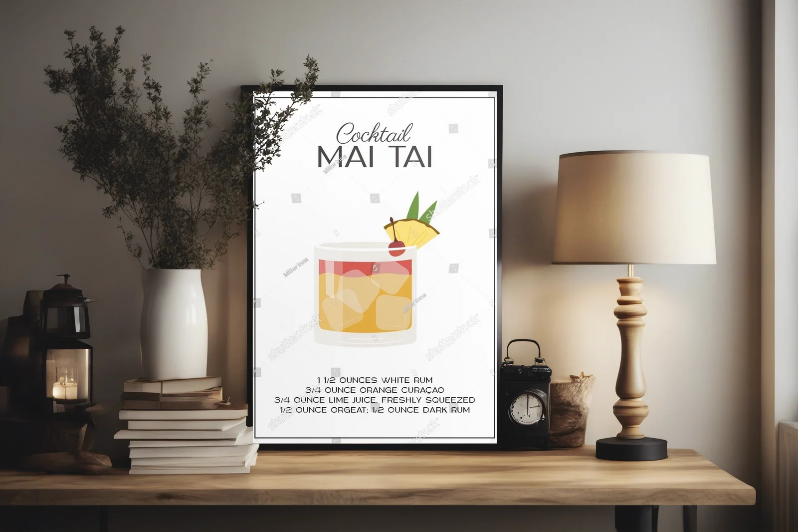 Tropikalna rozkosz Mai Tai w minimalistycznym wydaniu