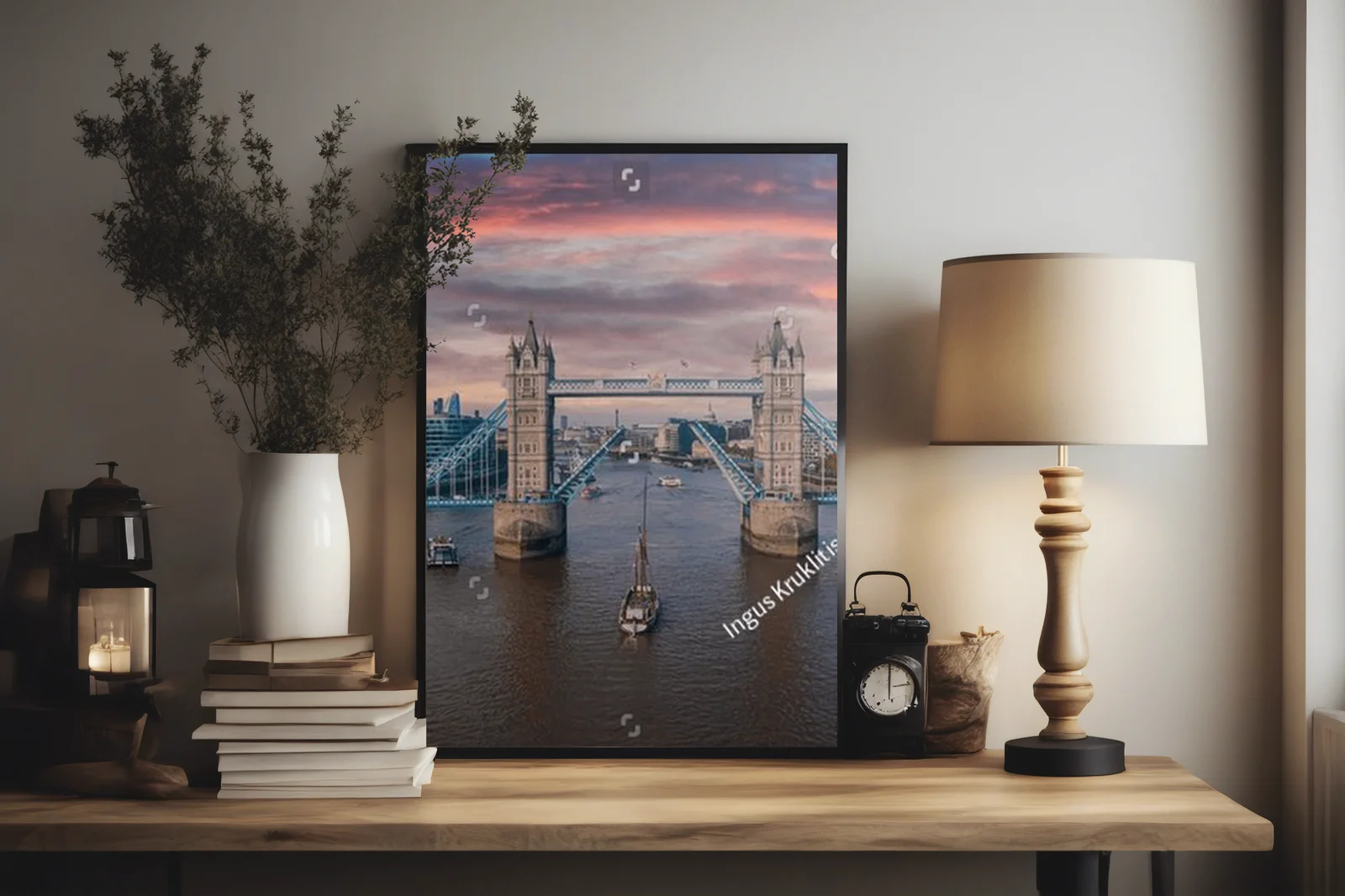 Magiczny zachód słońca nad Tower Bridge