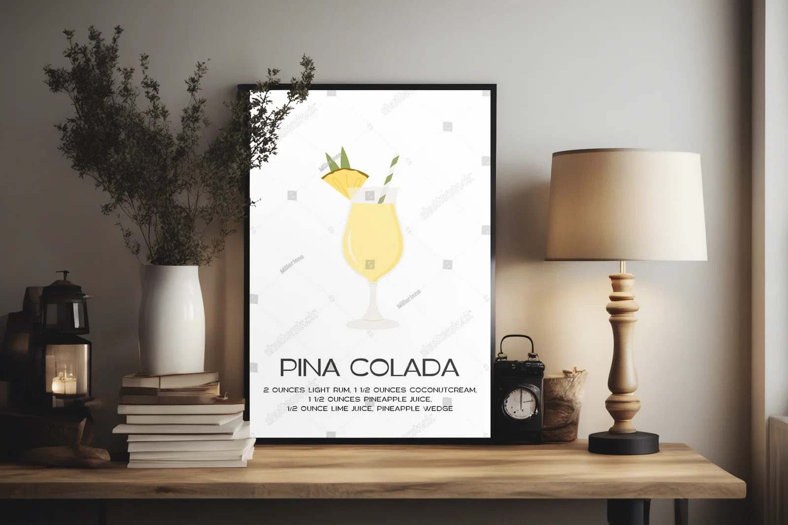 Tropikalna Pina Colada w letnim klimacie