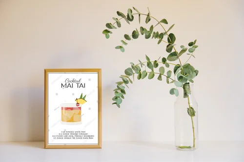 Tropikalna rozkosz Mai Tai w minimalistycznym wydaniu