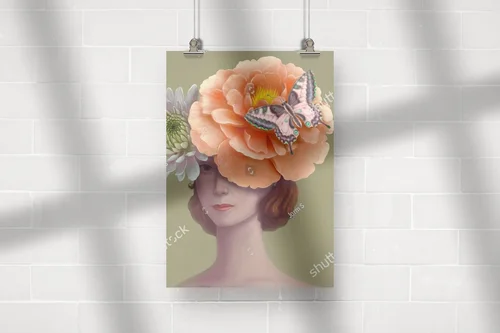 Surrealistyczna podróż wśród kwiatowych marzeń