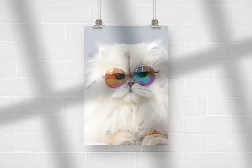 Urokliwy kociak w modnym stylu Fairy Kei