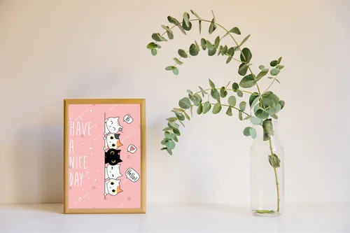 Urokliwe Kawaii Kocie Przyjaciółki w Pastelowych Barwach