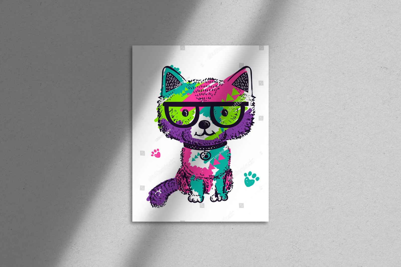 Kolorowy świat pop-artowych pupili w geometrze