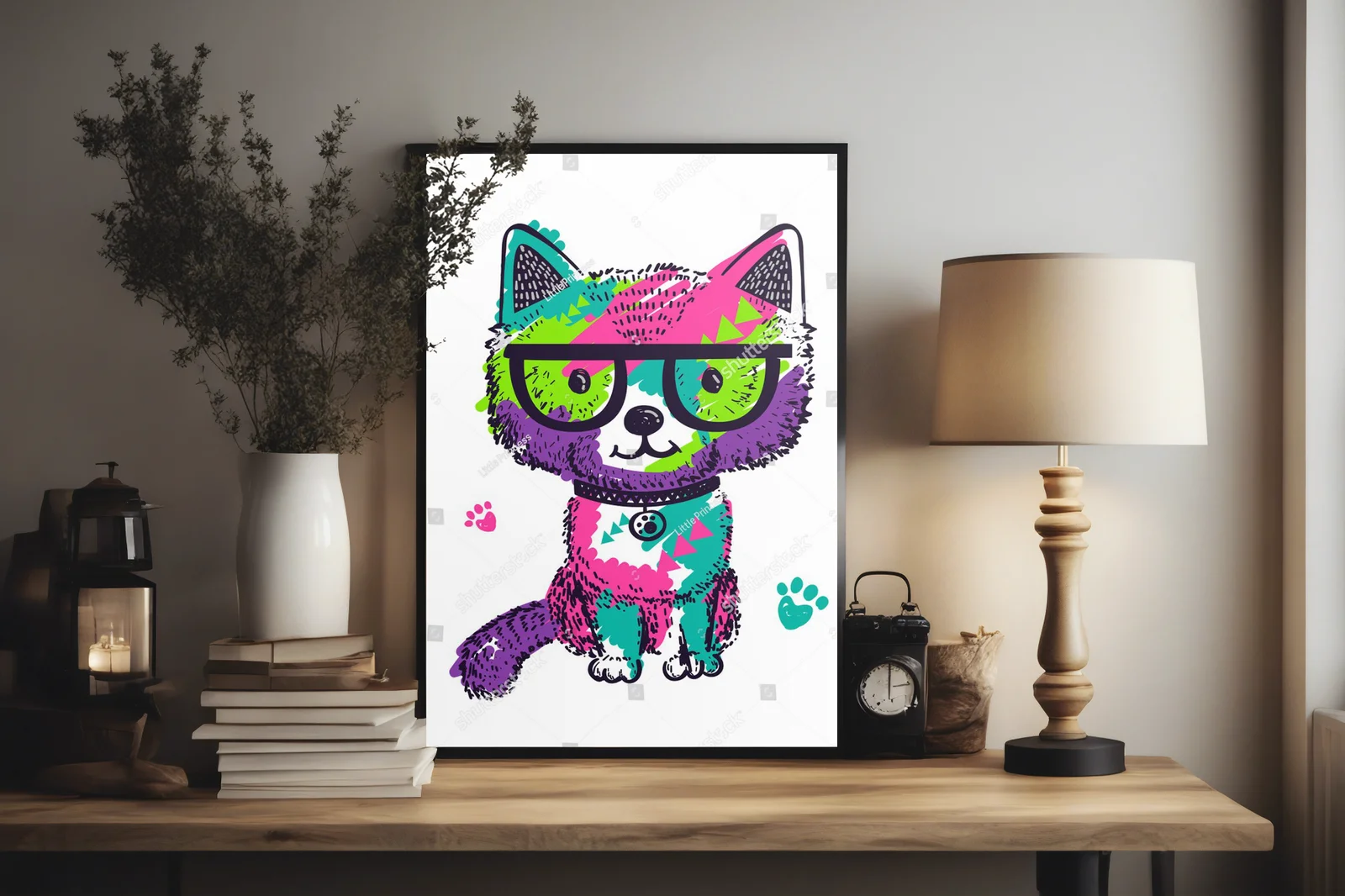 Kolorowy świat pop-artowych pupili w geometrze