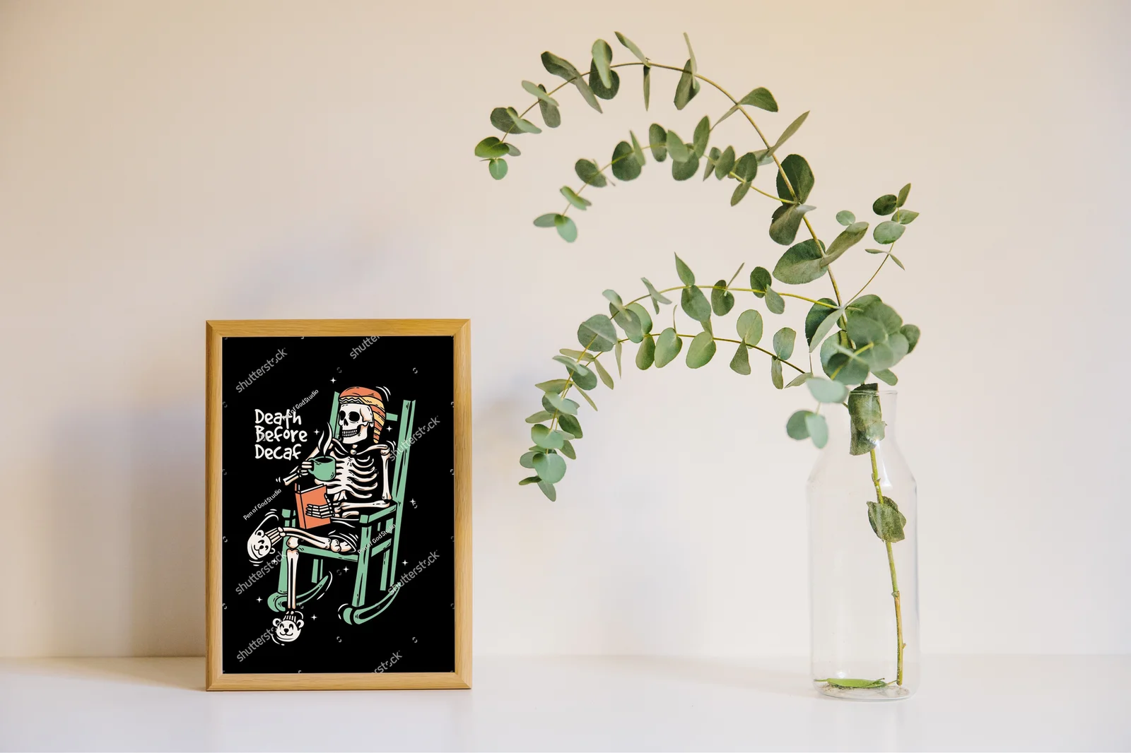 Vintage Chill z Skeletonem w Przytulnej Atmosferze