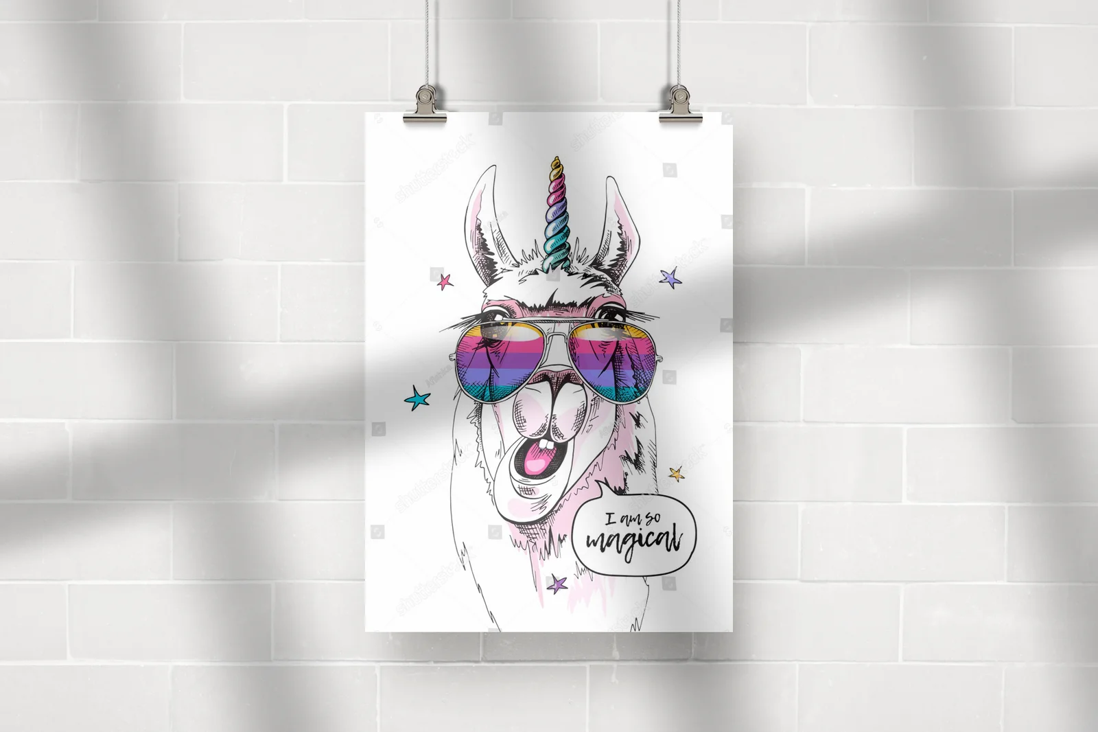 Magiczna lama w różowym szaleństwie