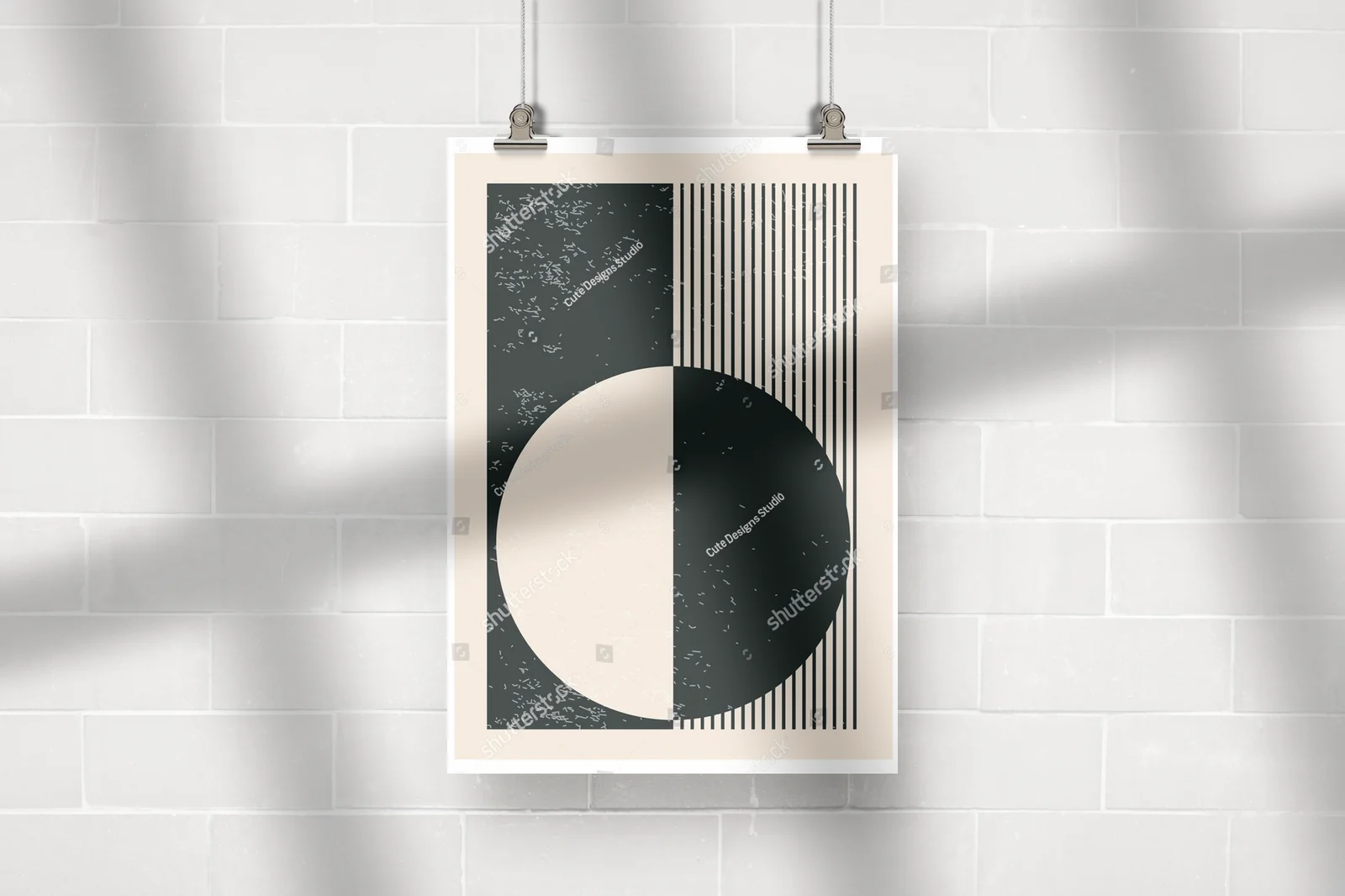 Geometryczny blask lat 20. w pastelowych odcieniach