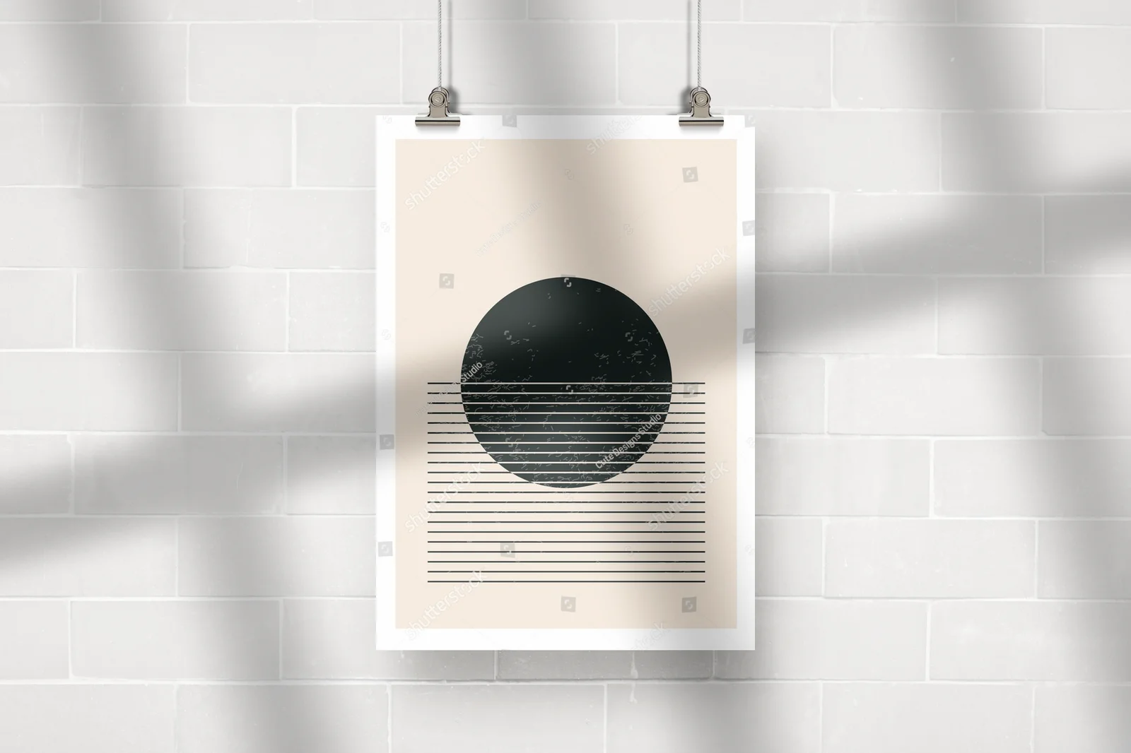 Minimalistyczne kształty w pastelowych odcieniach