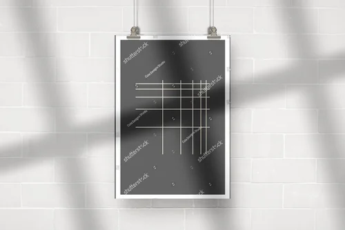 Hipsterski plakaty w geometrycznych kształtach