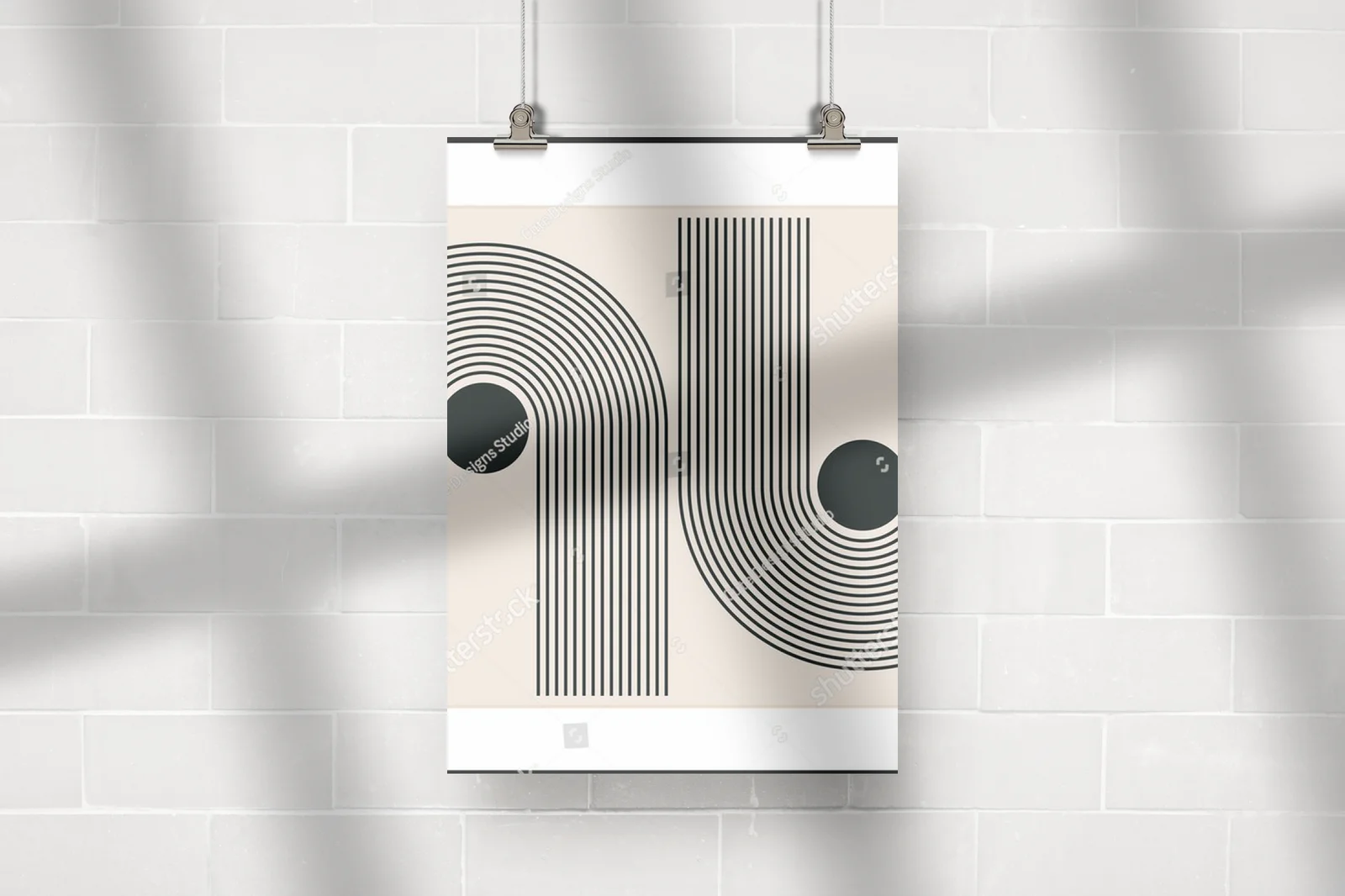 Elegancka geometria lat 20. w subtelnych tonacjach