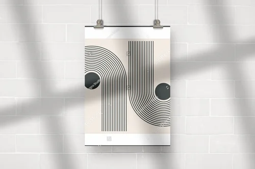 Elegancka geometria lat 20. w subtelnych tonacjach