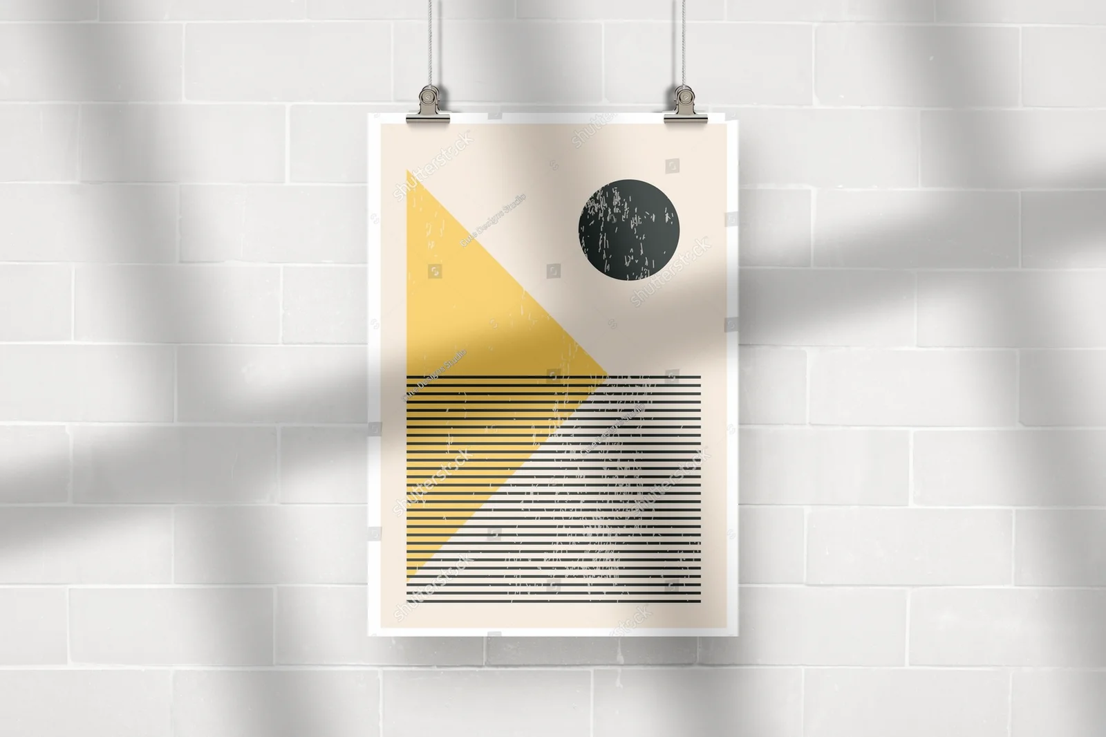Geometryczne kompozycje w pastelowych odcieniach