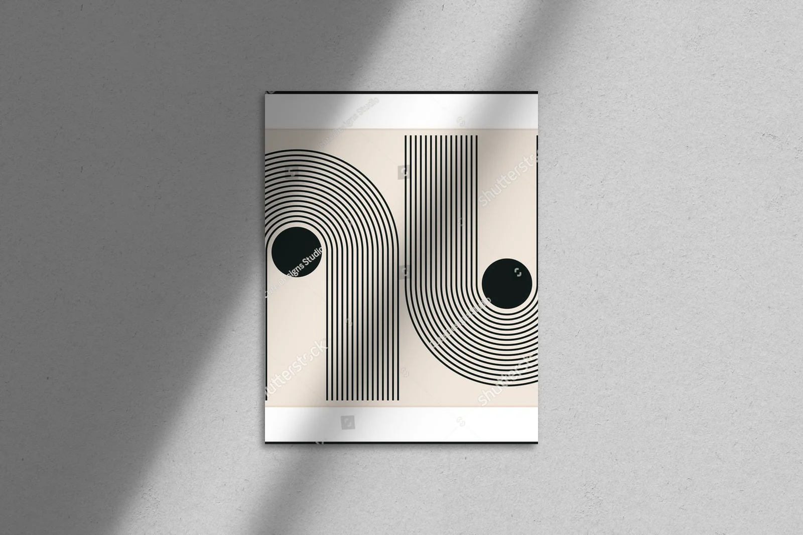 Elegancka geometria lat 20. w subtelnych tonacjach