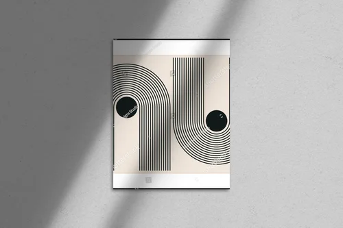 Elegancka geometria lat 20. w subtelnych tonacjach
