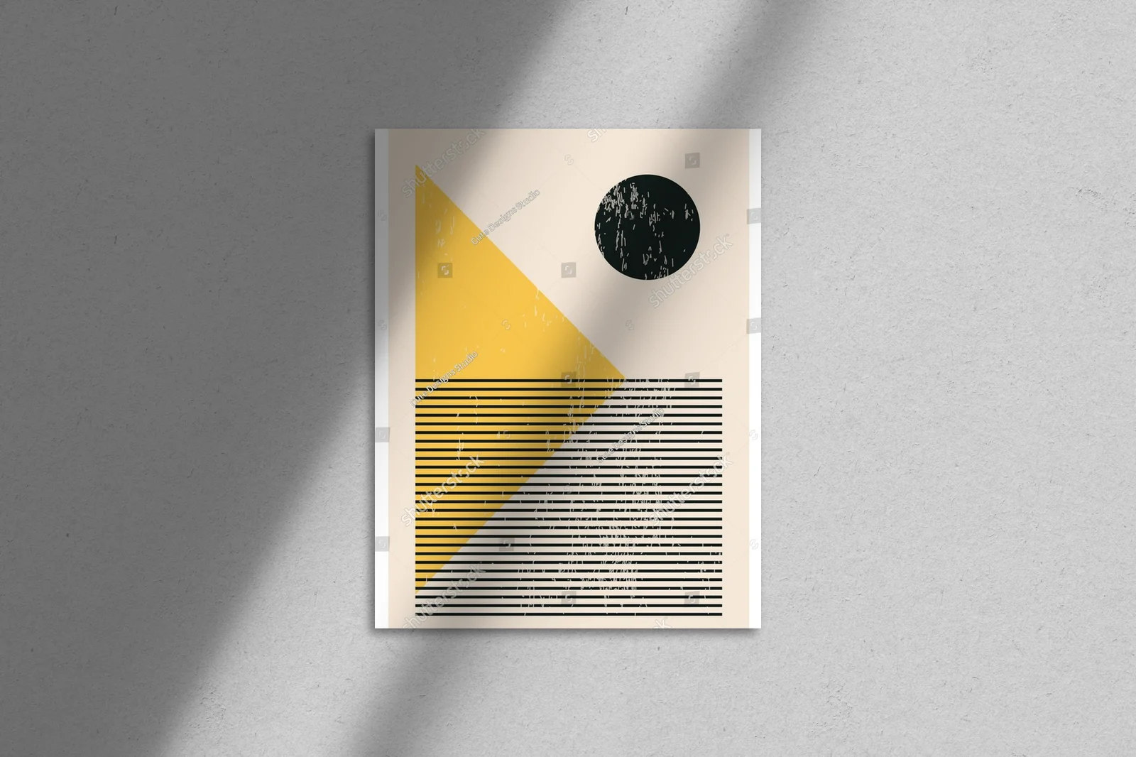 Geometryczne kompozycje w pastelowych odcieniach