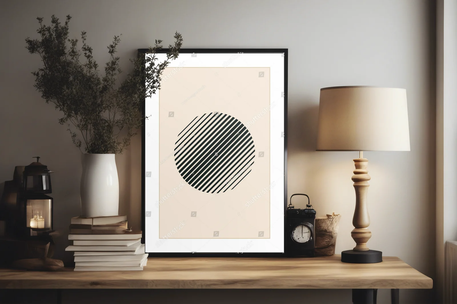 Geometryczna elegancja w pastelowych odcieniach