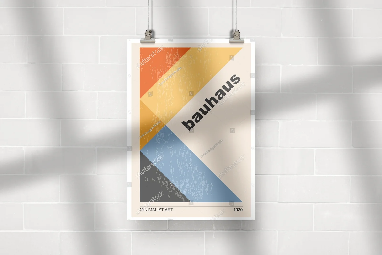 Geometria w pastelowych tonach lat 20.